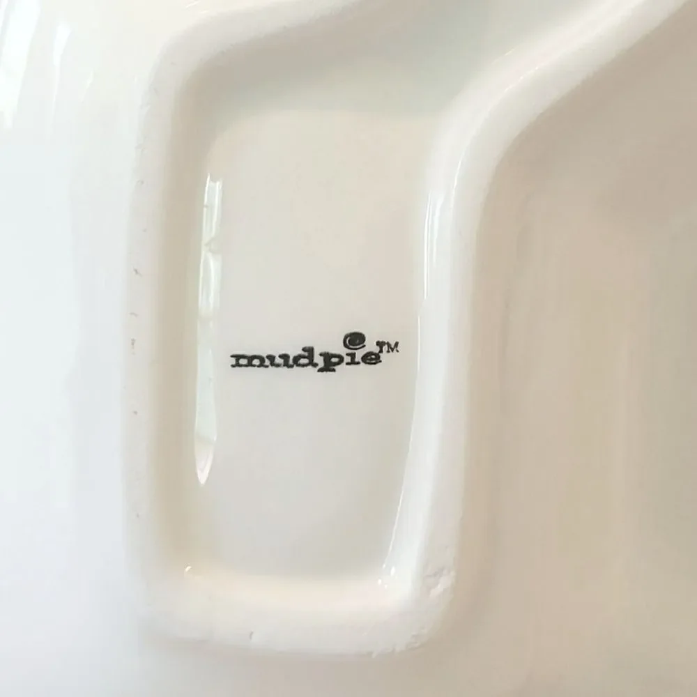 Mud Pie Vino Cheese Appetizer  Dip Ceramic Bowl With Knife - Picture 4 of 4